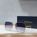 Balenciaga BB0012 Black & Blue Designer Sunglasses 58-18-143 mm Edition 2
