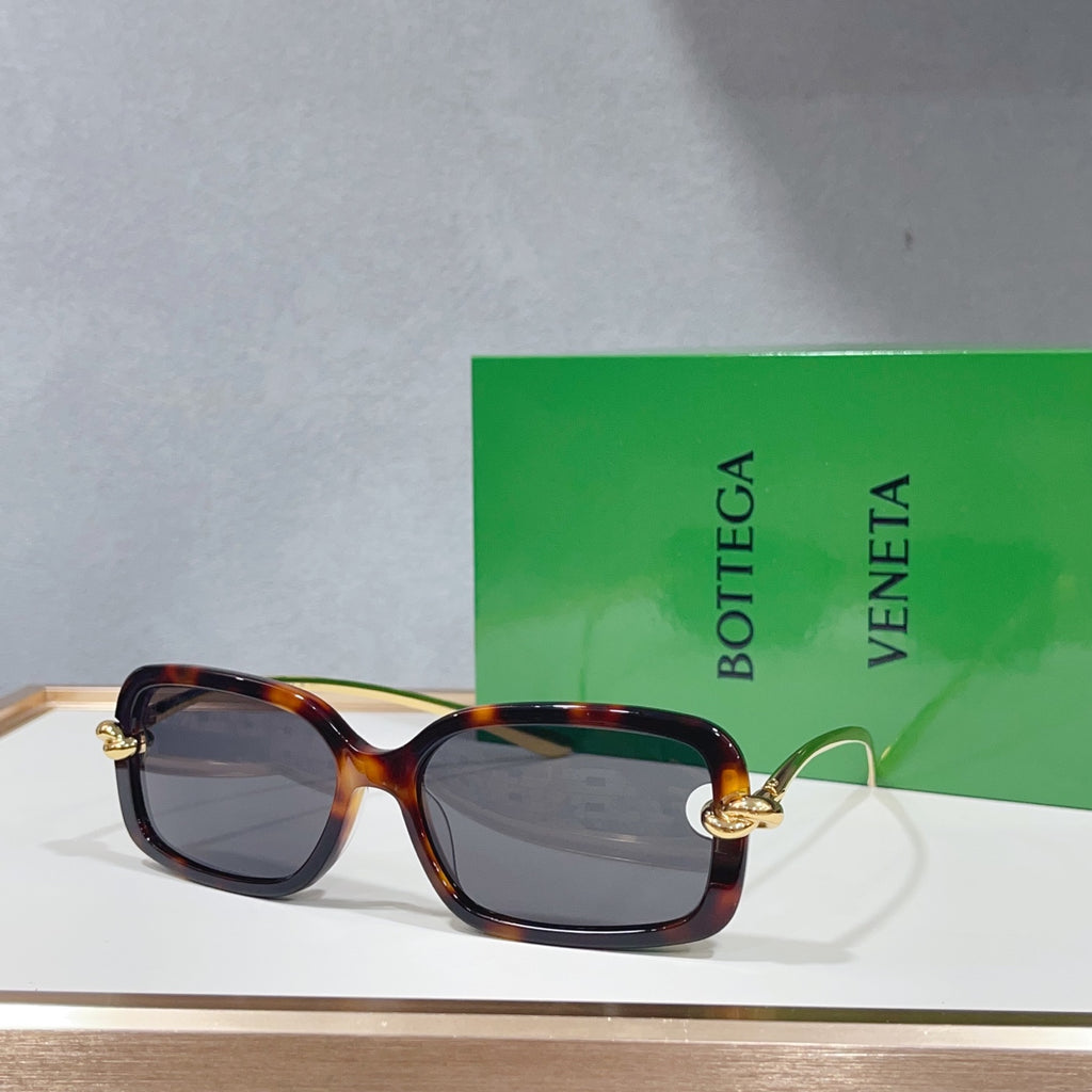 Bottega Veneta BV1439S Green Designer Sunglasses 56-14-145 mm Edition 2 - detail image 6