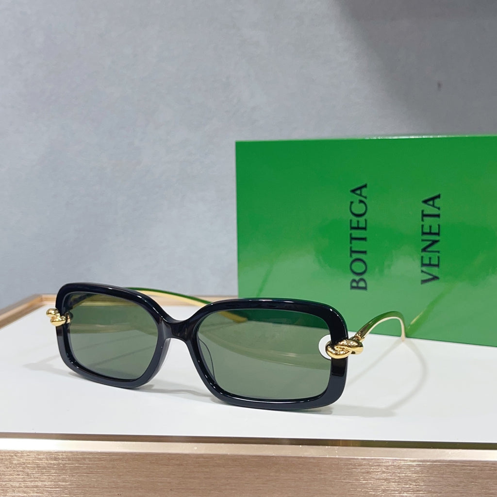 Bottega Veneta BV1439S Green Designer Sunglasses 56-14-145 mm Edition 2 - detail image 3