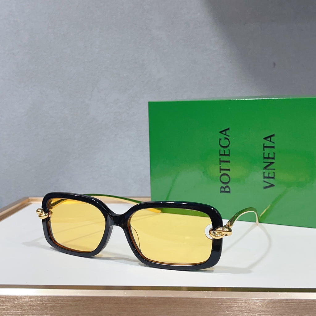 Bottega Veneta BV1439S Green Designer Sunglasses 56-14-145 mm Edition 2 - detail image 5