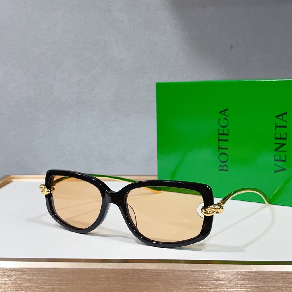 Bottega Veneta BV1440SA Green Designer Sunglasses 59-18-145 mm Edition 3 - detail image 4
