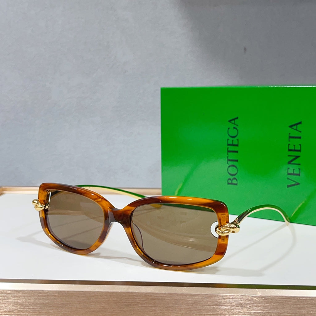 Bottega Veneta BV1440SA Green Designer Sunglasses 59-18-145 mm Edition 3 - detail image 5
