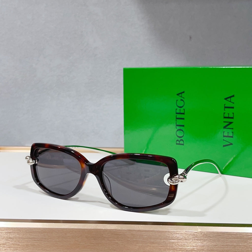 Bottega Veneta BV1440SA Green Designer Sunglasses 59-18-145 mm Edition 3 - detail image 8