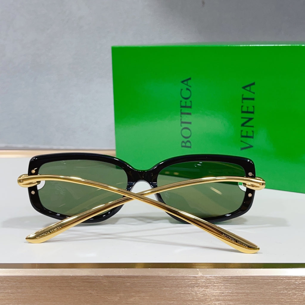 Bottega Veneta BV1440SA Green Designer Sunglasses 59-18-145 mm Edition 2 - detail image 6