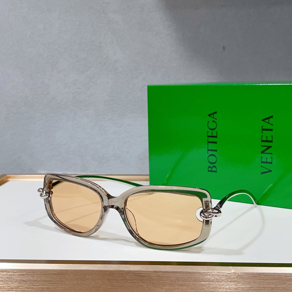 Bottega Veneta BV1440SA Green Designer Sunglasses 59-18-145 mm Edition 2 - detail image 3