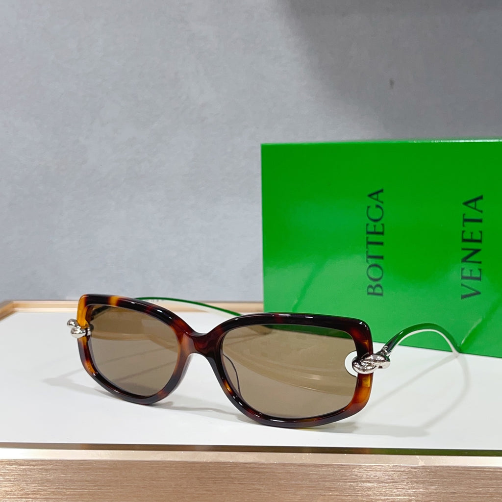 Bottega Veneta BV1440SA Green Designer Sunglasses 59-18-145 mm Edition 2