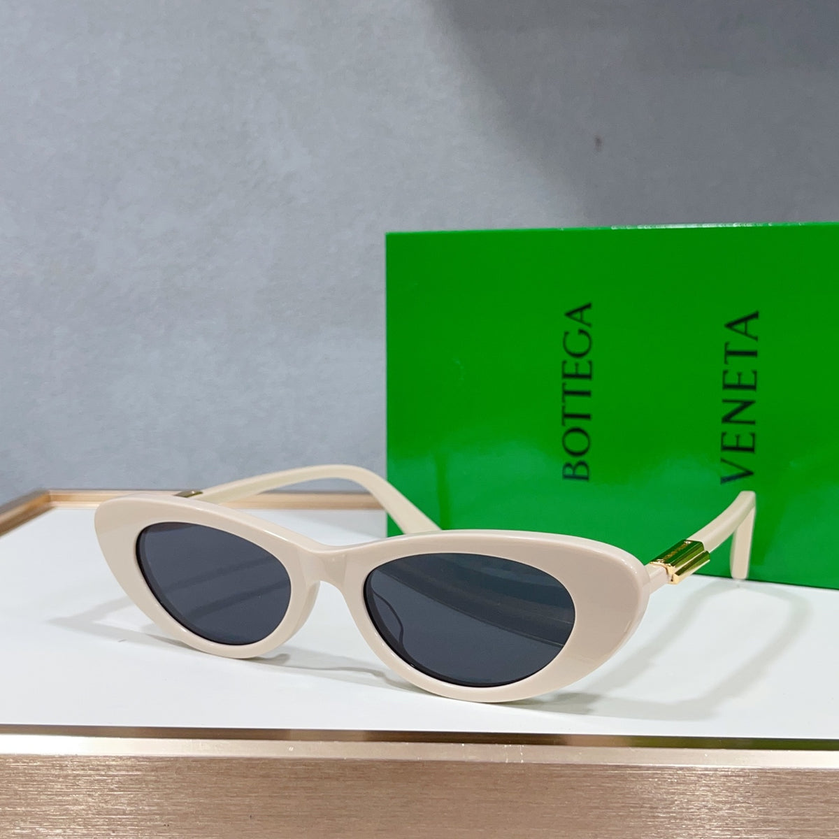 Bottega Veneta BV1447S Green Designer Sunglasses 51-18-145 mm Edition 2 - detail image 8
