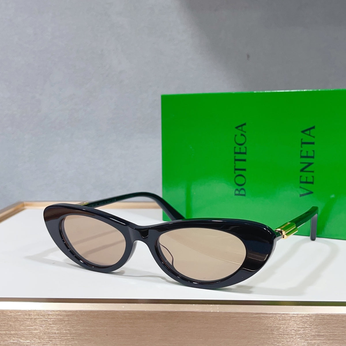 Bottega Veneta BV1447S Green Designer Sunglasses 51-18-145 mm Edition 2 - detail image 9