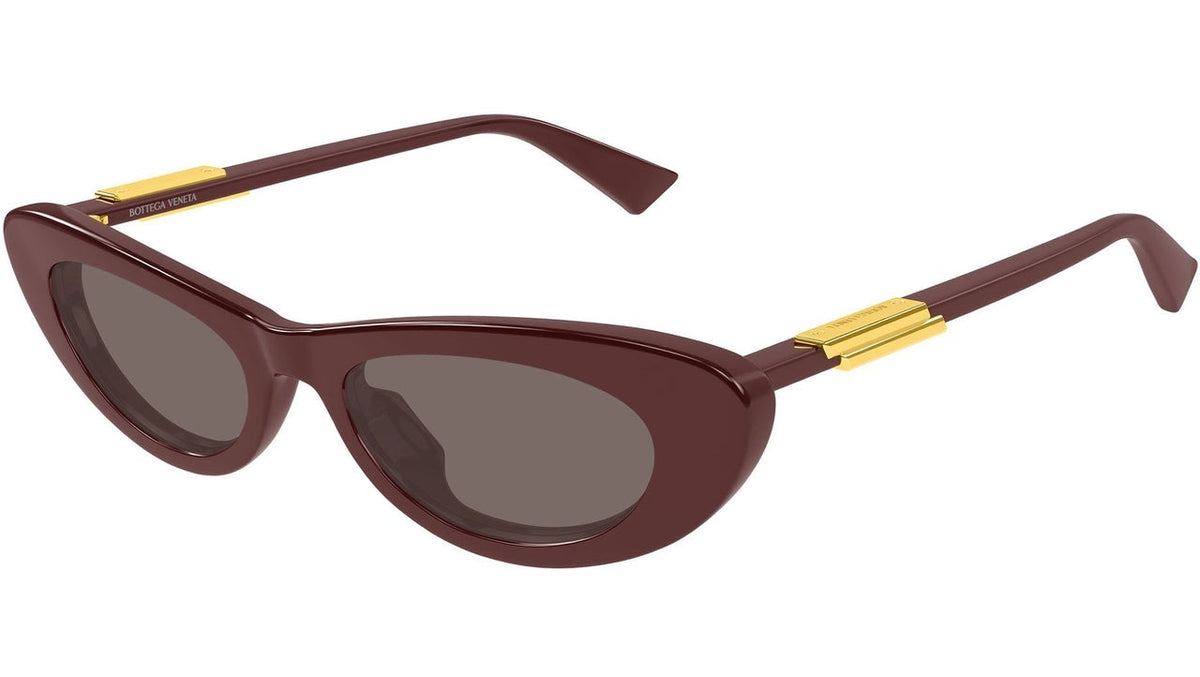 Bottega Veneta BV1447S Brown & Rose Gold Designer Sunglasses 51-18-145 mm - detail image 6