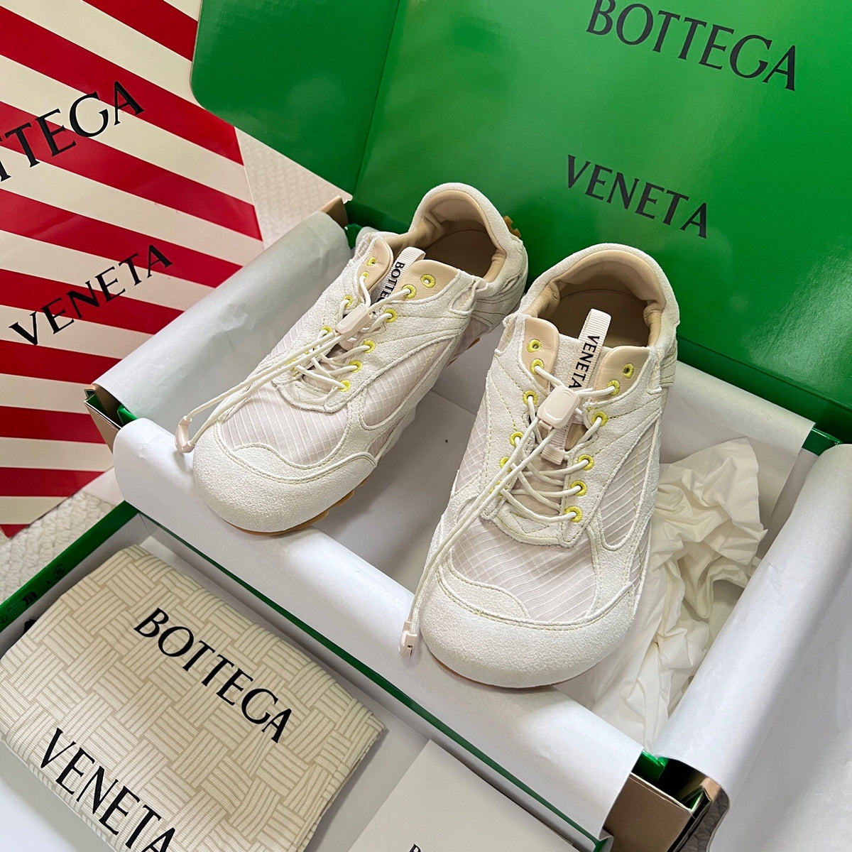 Bottega Veneta Silver Designer Shoes EU 35-45 Edition 2