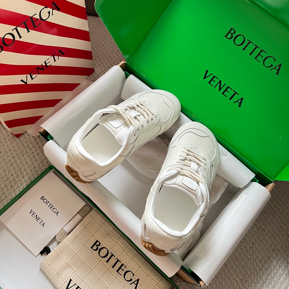 Bottega Veneta Silver Sneakers EU 35-45 - detail image 7