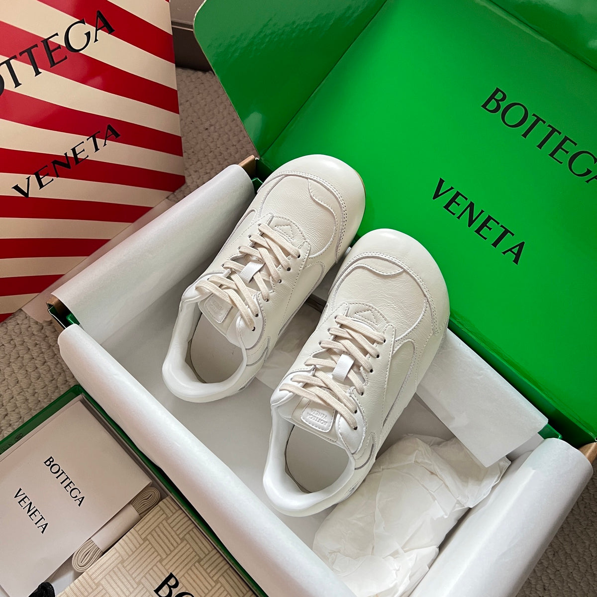 Bottega Veneta Silver Sneakers EU 35-45 - detail image 8