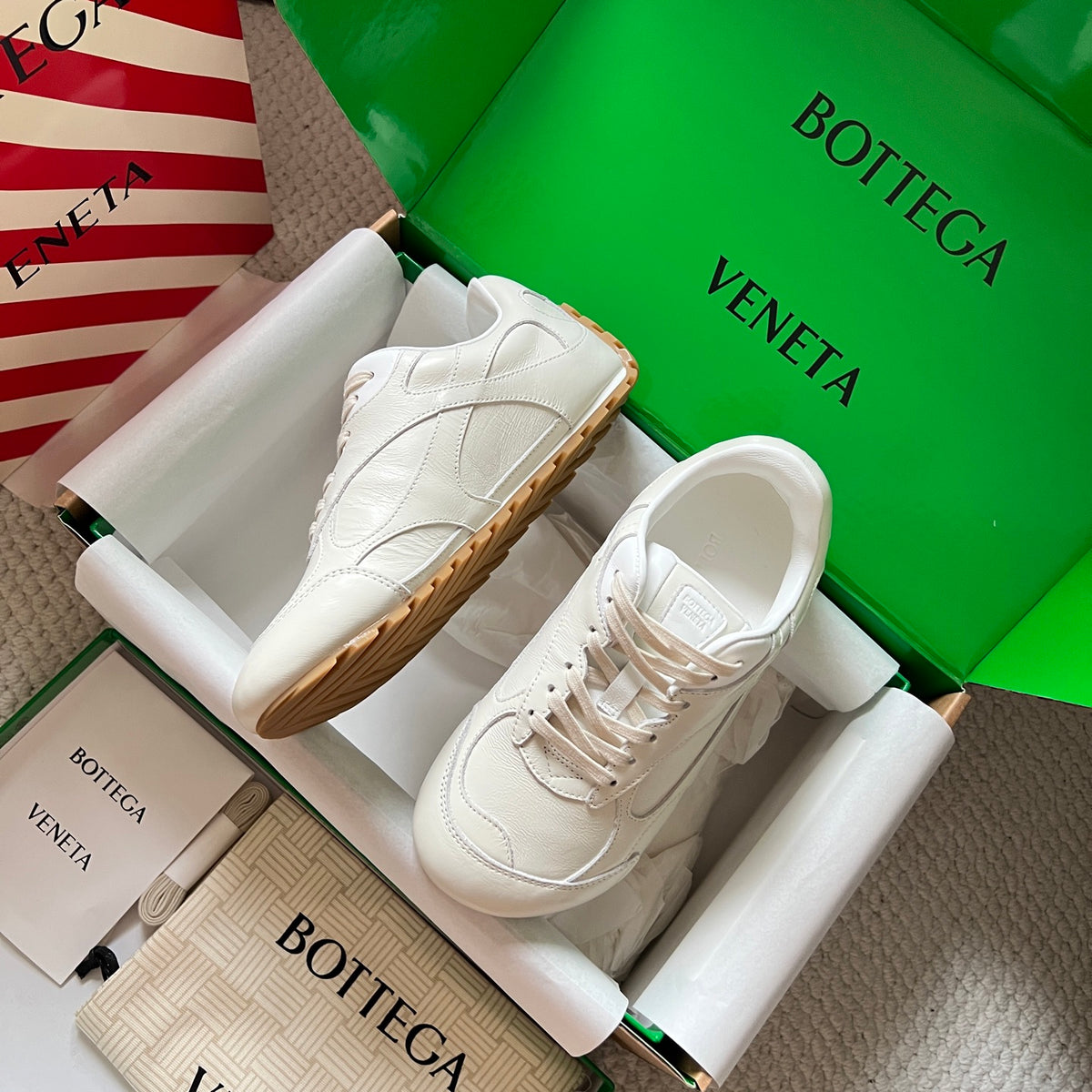 Bottega Veneta Silver Sneakers EU 35-45 - detail image 4