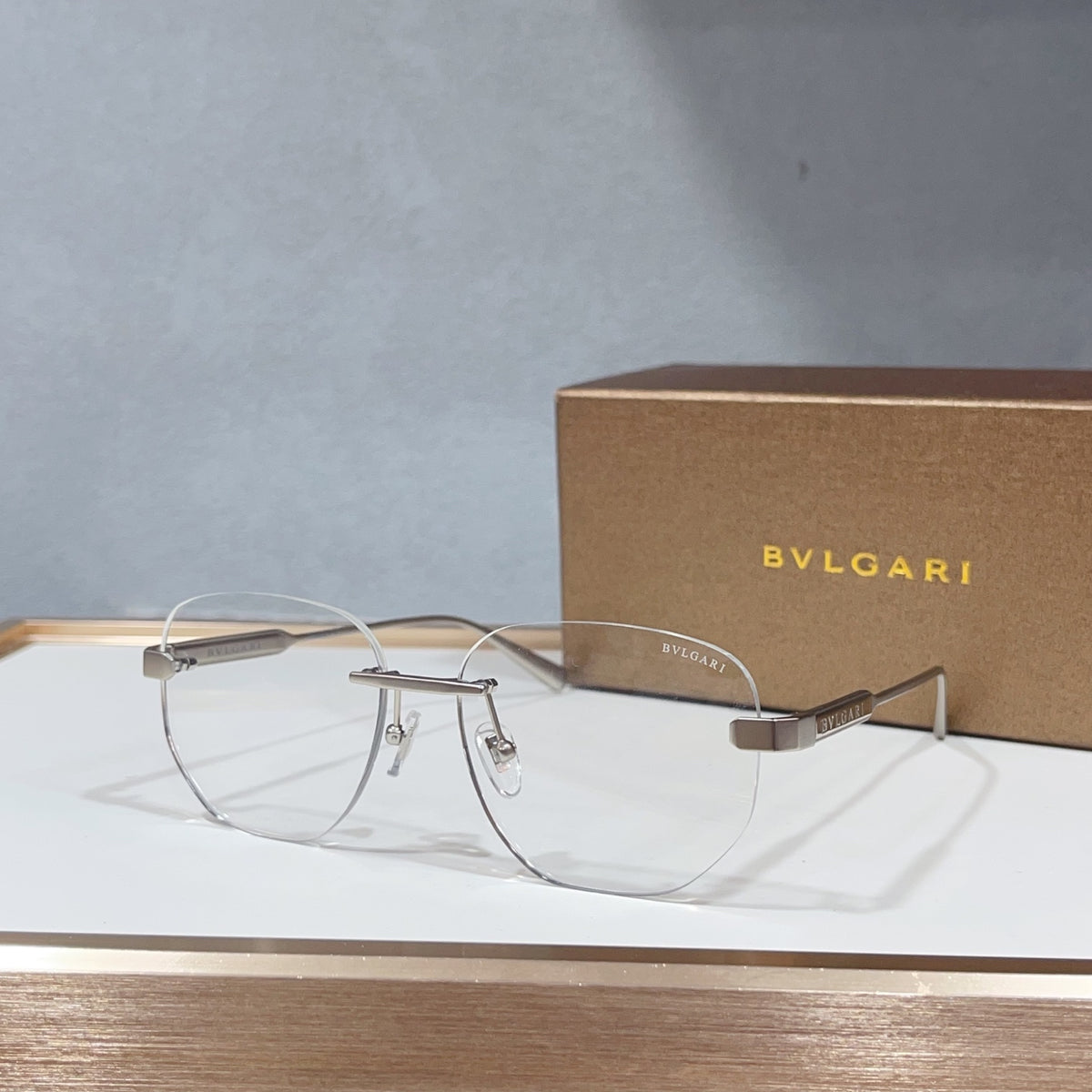 Balenciaga BV50049U Brown & Rose Gold Designer Sunglasses 55-15-145 mm - detail image 5