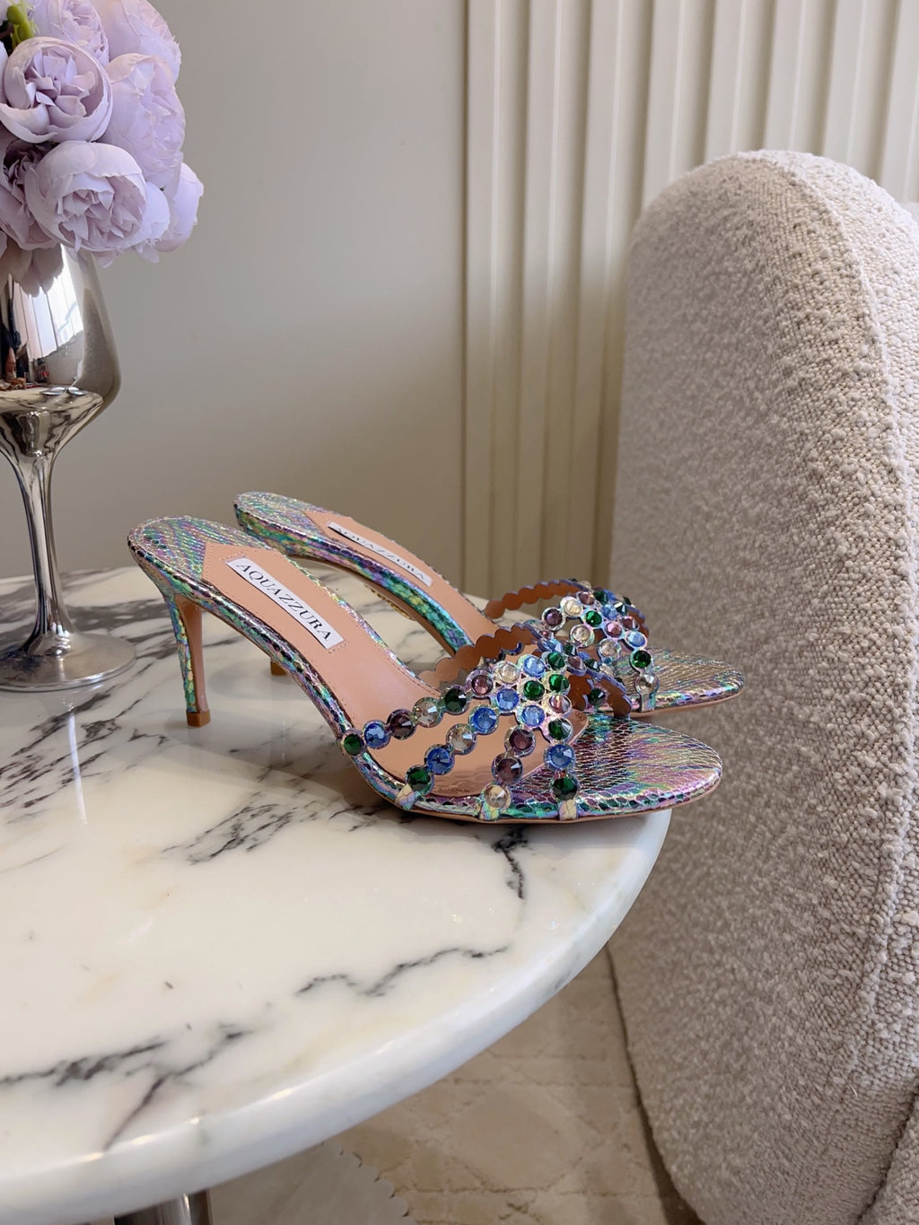 Aquazzura Gray Designer Shoes EU 35-39 - detail image 2