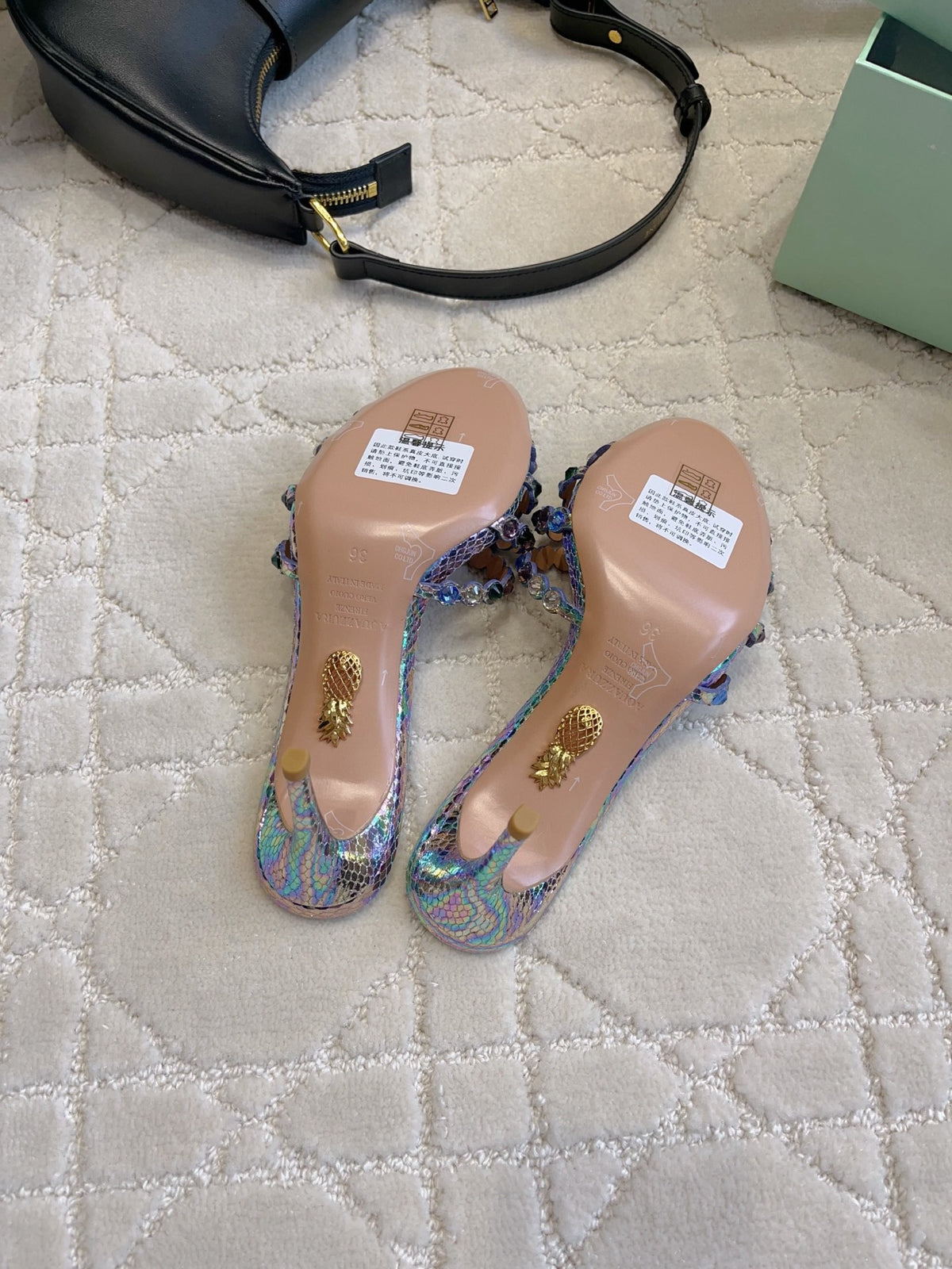 Aquazzura Gray Designer Shoes EU 35-39 - detail image 6