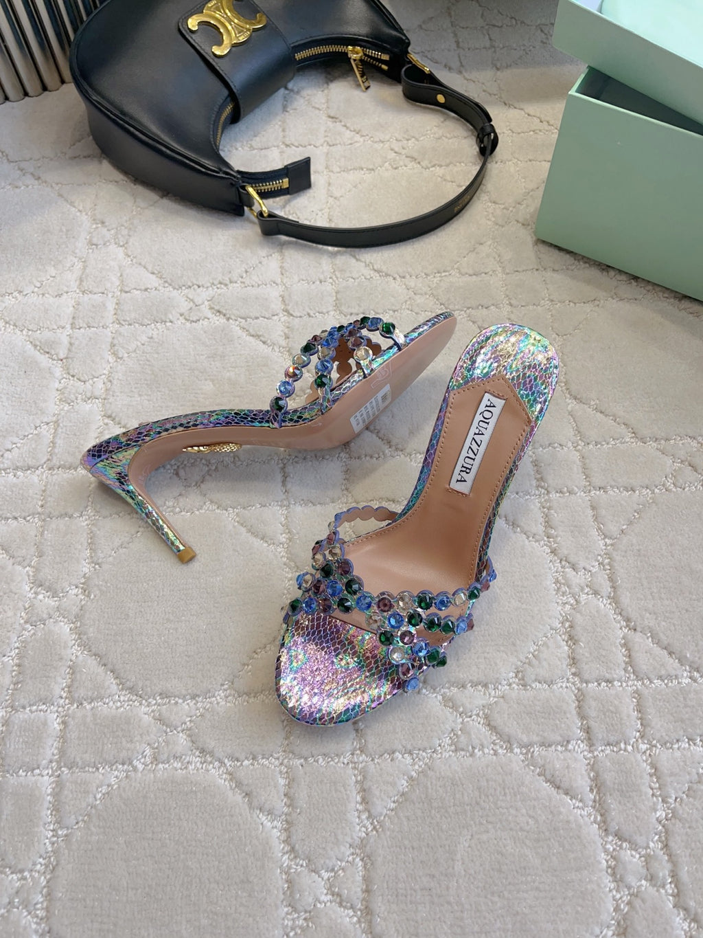 Aquazzura Gray Designer Shoes EU 35-39 - detail image 4