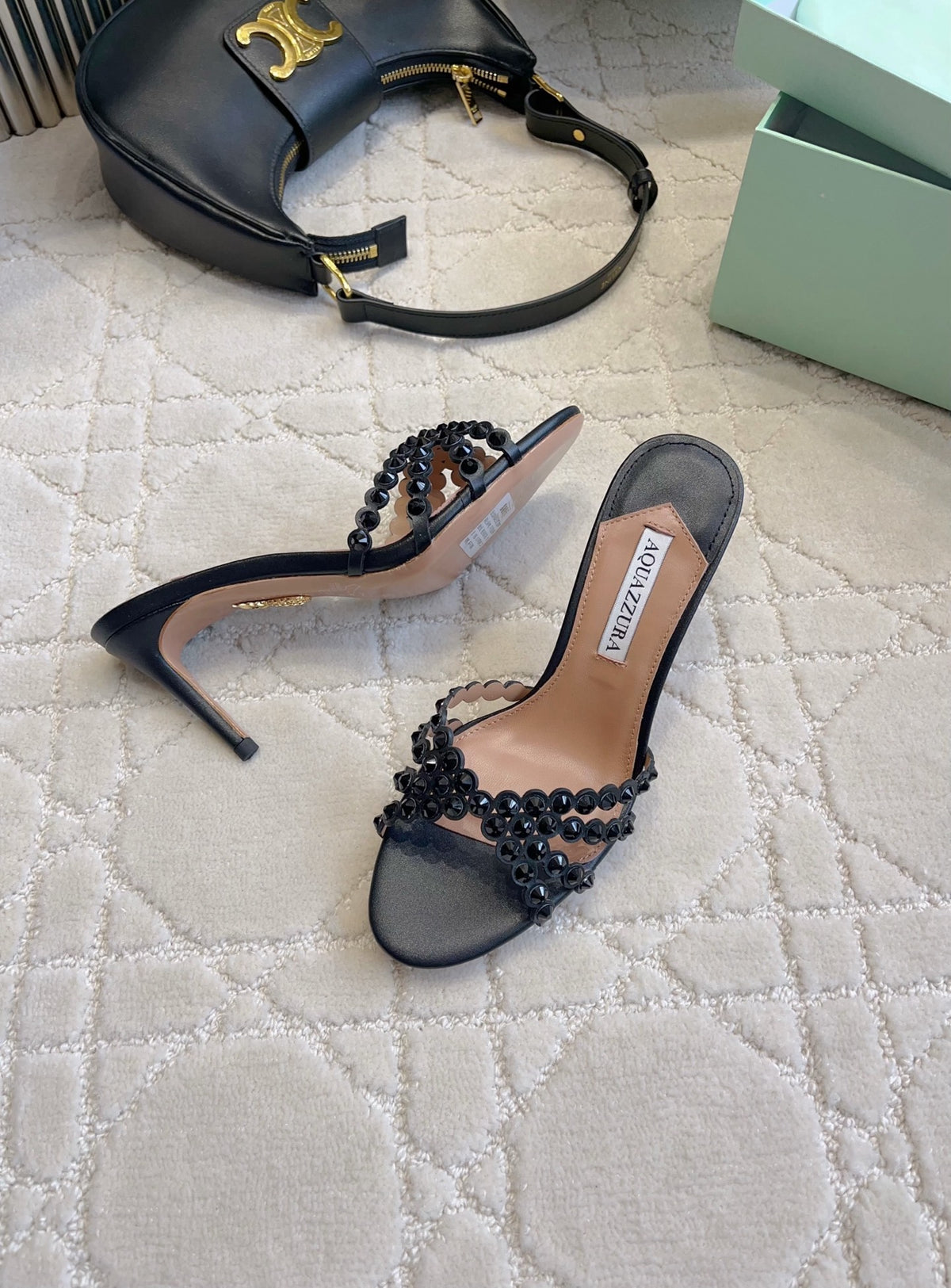 Aquazzura Black Slides EU 35-39 - detail image 4