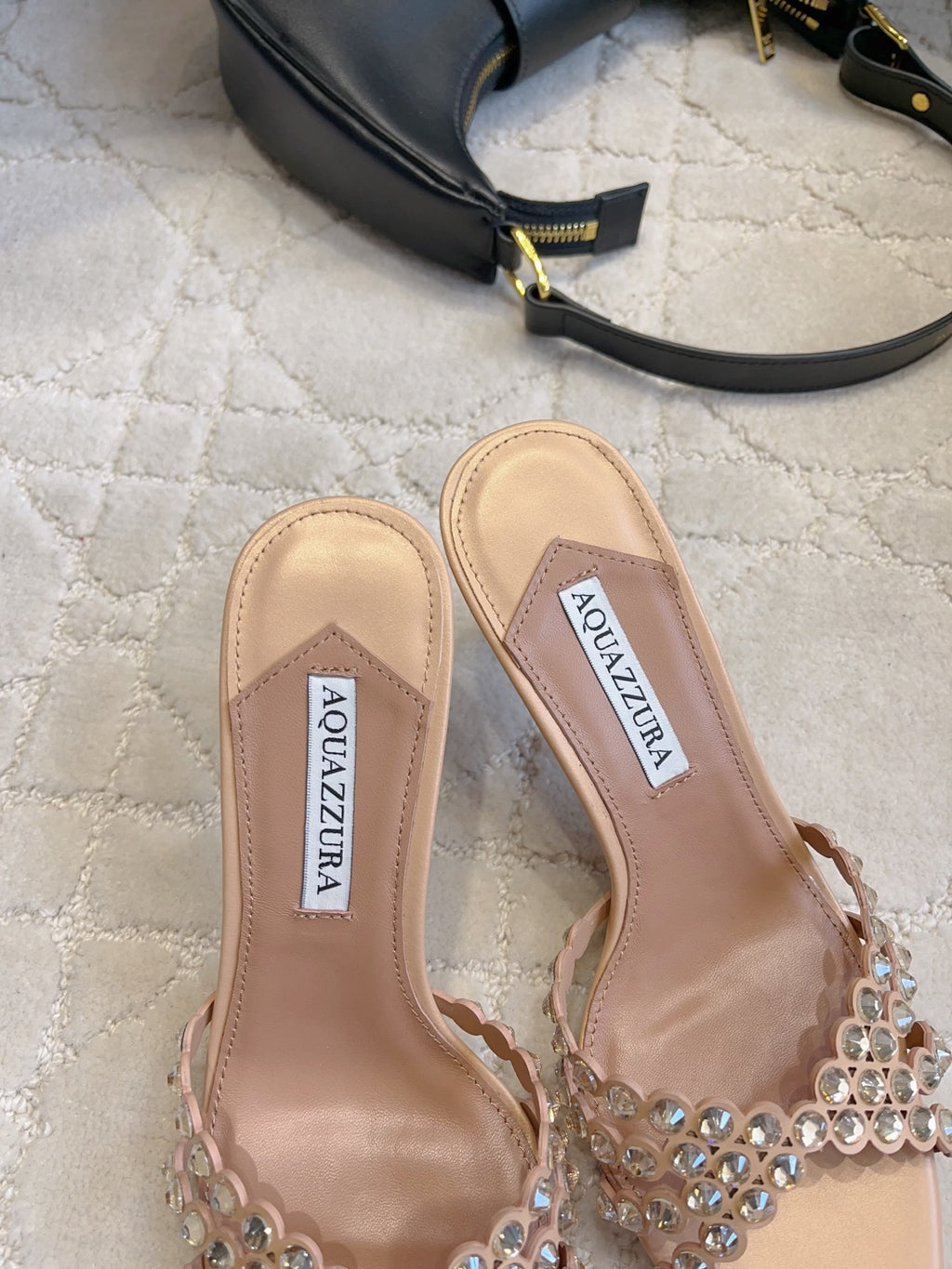 Aquazzura Brown & Rose Gold Designer Shoes EU 35-39 - detail image 8