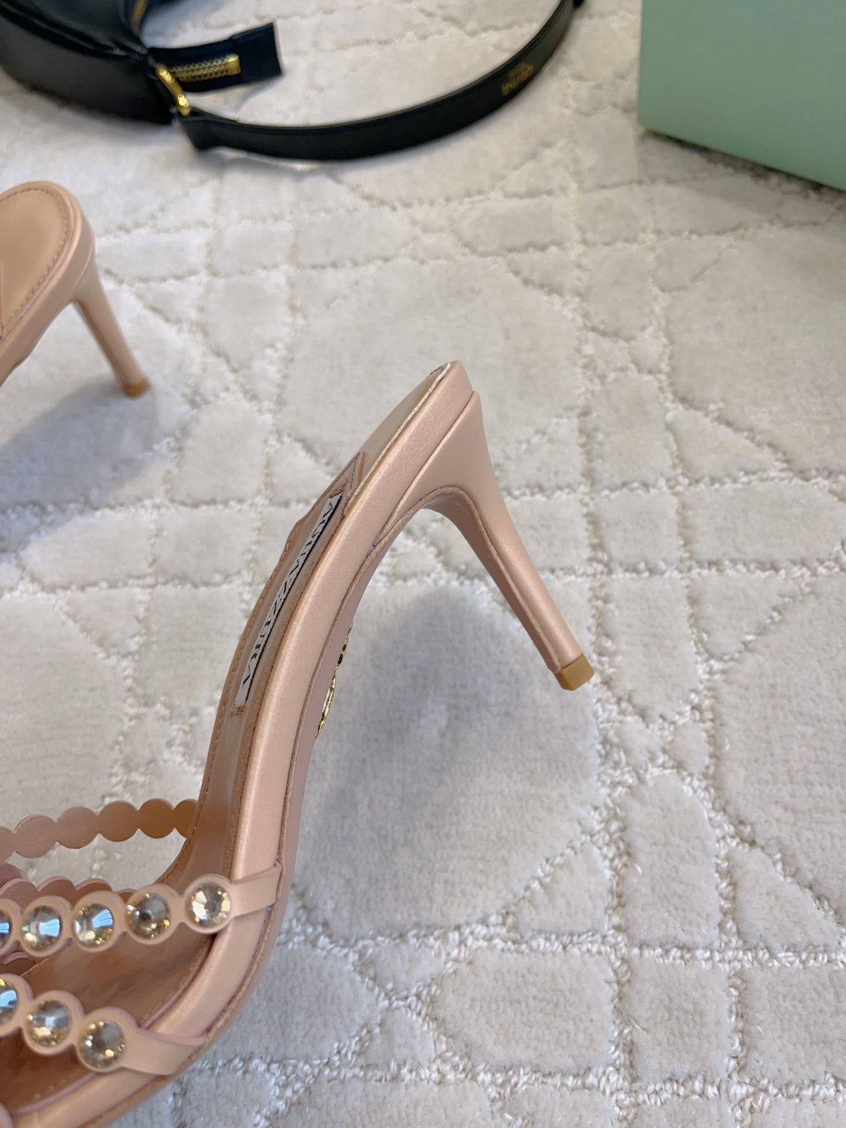Aquazzura Brown & Rose Gold Designer Shoes EU 35-39 - detail image 9