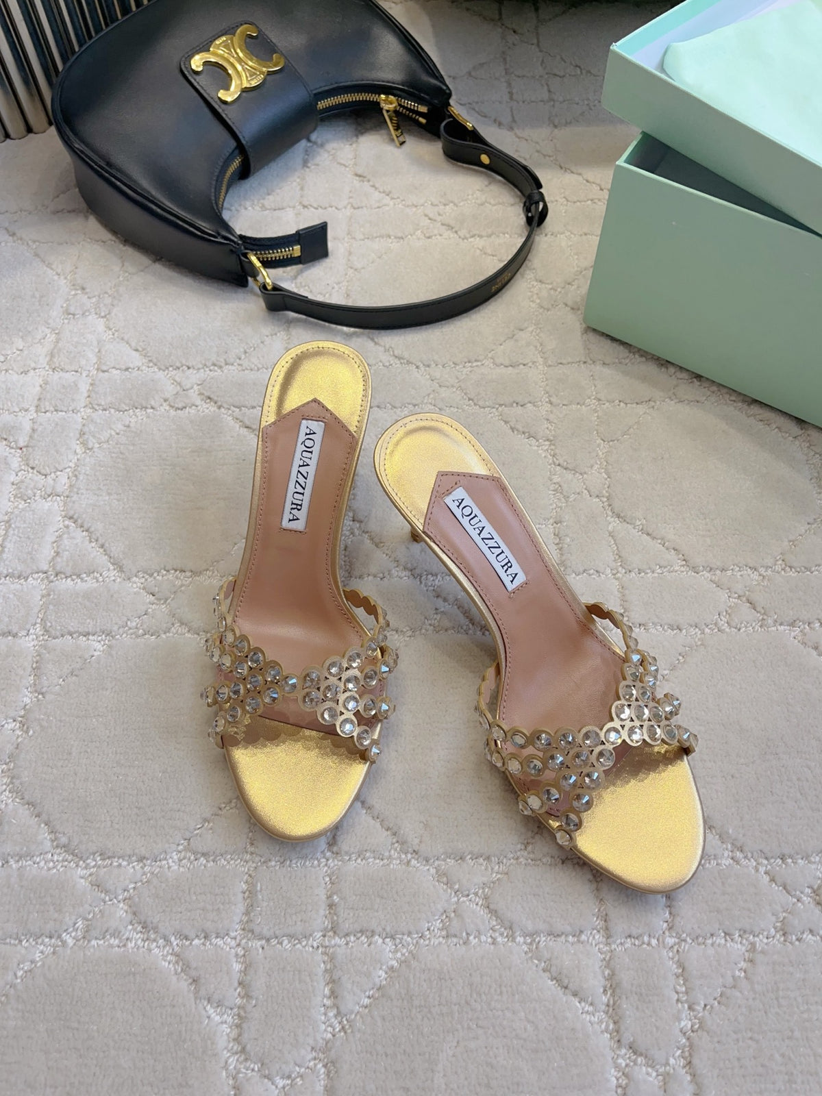 Aquazzura Brown Slides EU 35-39 - detail image 3