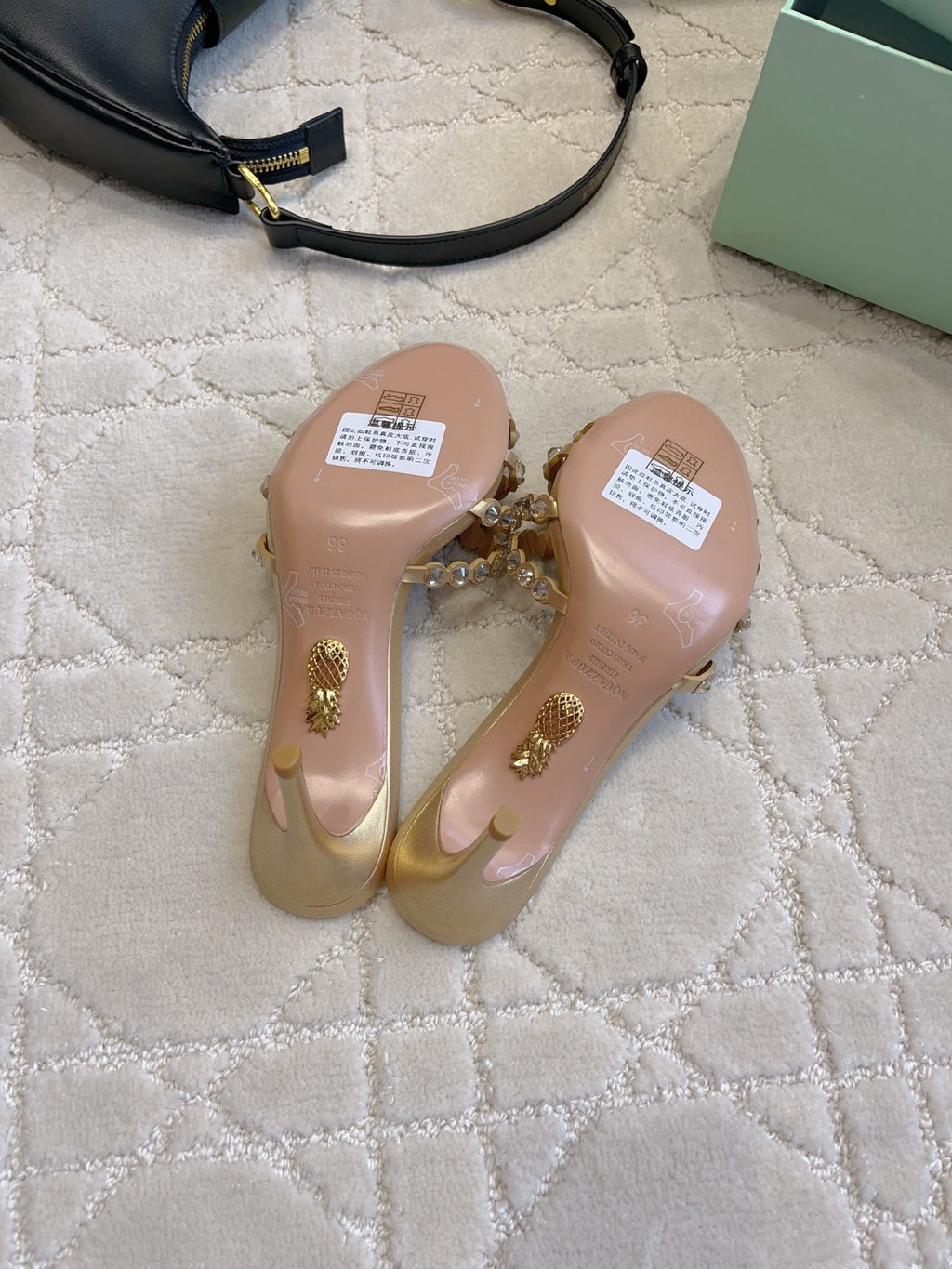 Aquazzura Brown Slides EU 35-39 - detail image 6