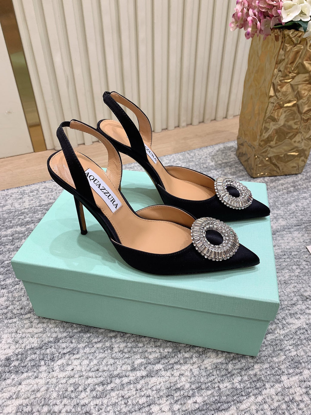 Aquazzura Rose Gold Designer Shoes EU 35-42 Edition 2