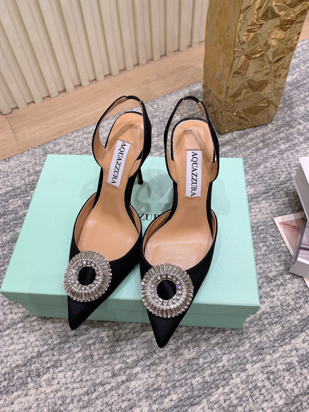 Aquazzura Rose Gold Designer Shoes EU 35-42 Edition 2 - detail image 2