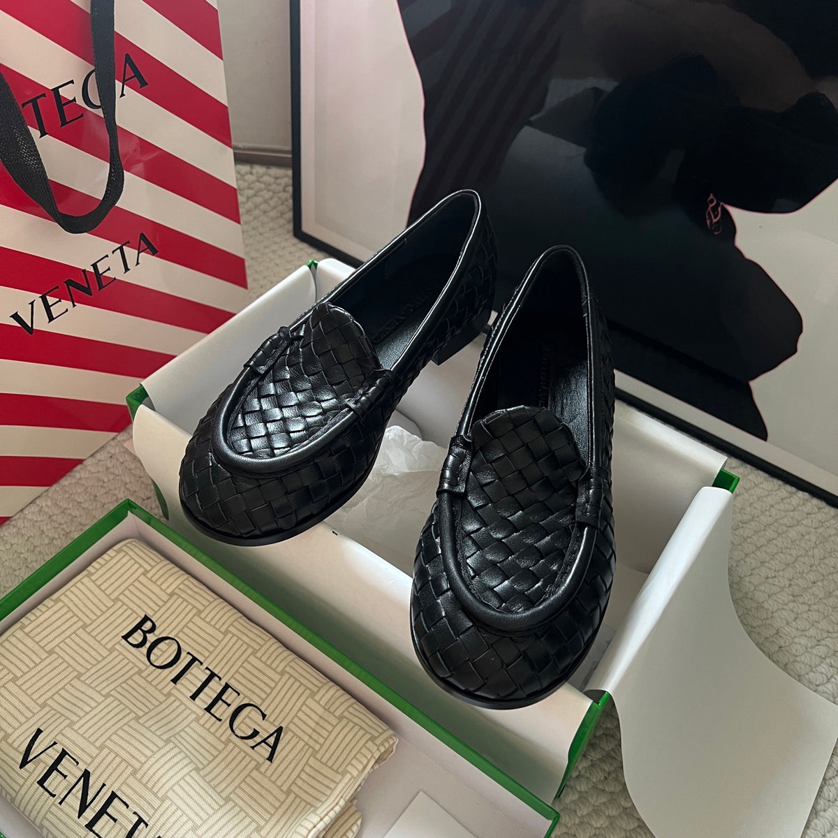 Bottega Veneta Black Designer Shoes EU 35-45 Edition 12
