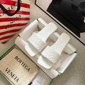 Bottega Veneta Silver Slides EU 35-42