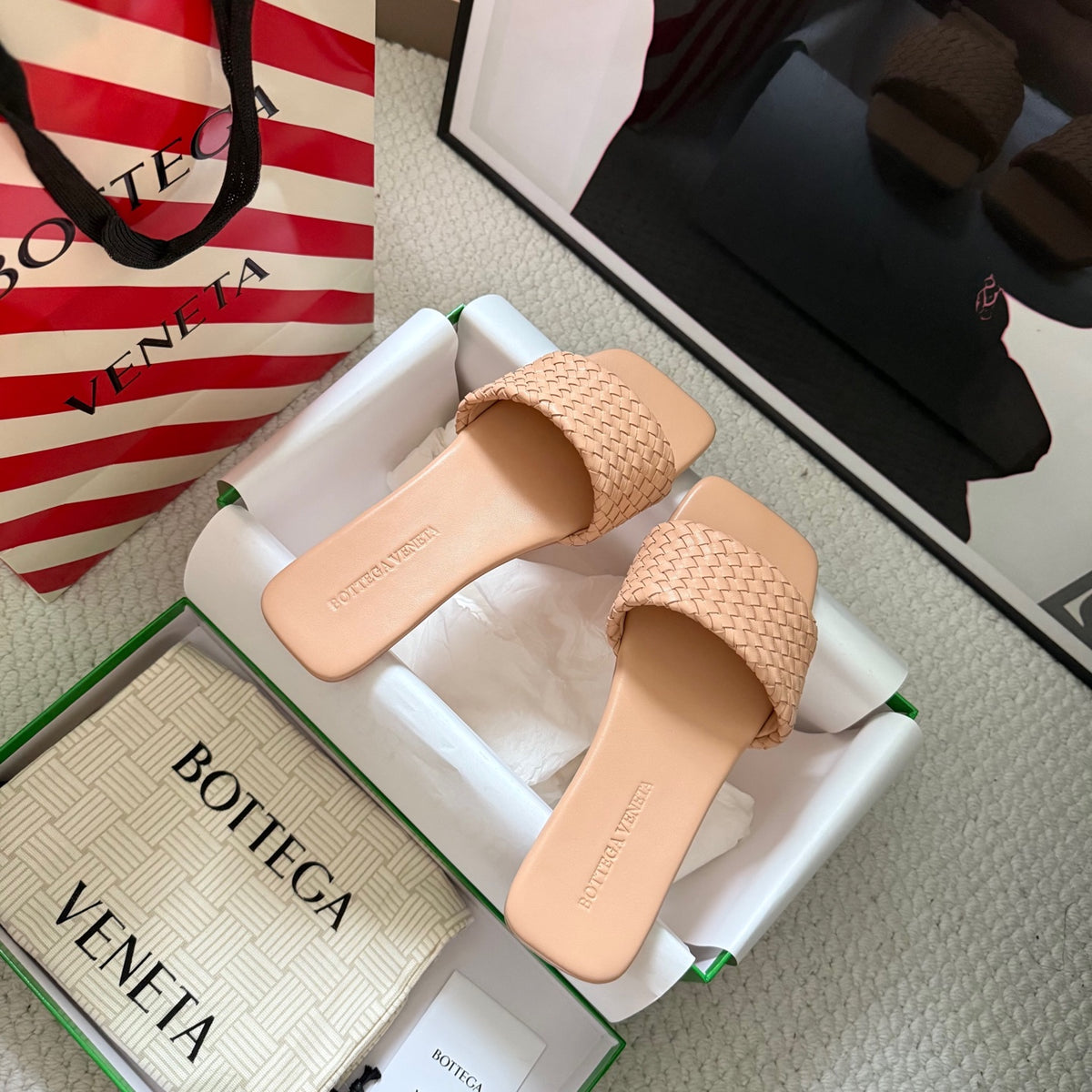 Bottega Veneta Black & Rose Gold Designer Shoes EU 35-42 - detail image 6