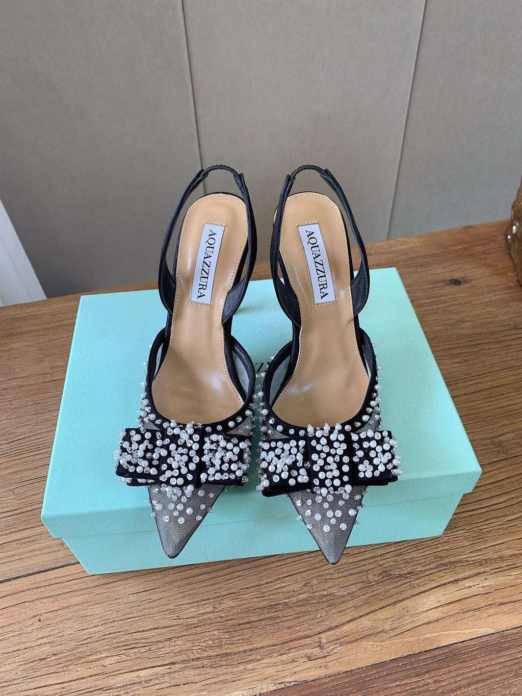 Aquazzura Teal Designer Shoes EU 34-43