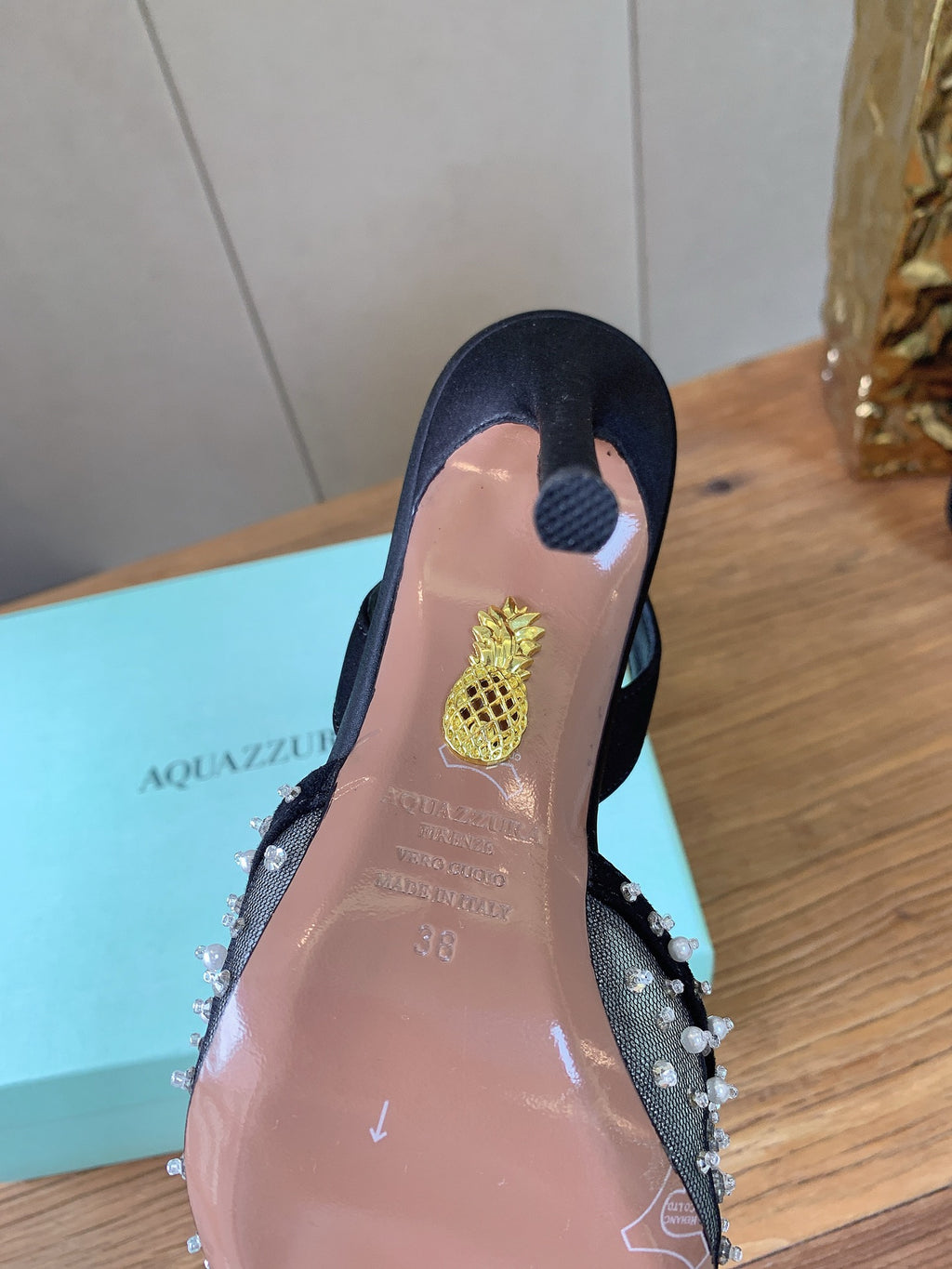 Aquazzura Teal Designer Shoes EU 34-43 - detail image 7