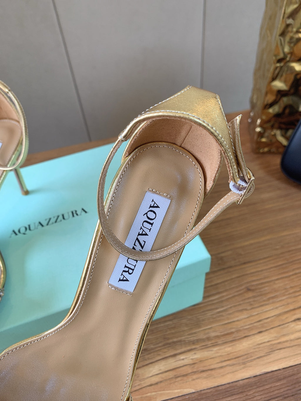 Aquazzura Brown & Teal Designer Shoes EU 34-43 - detail image 5