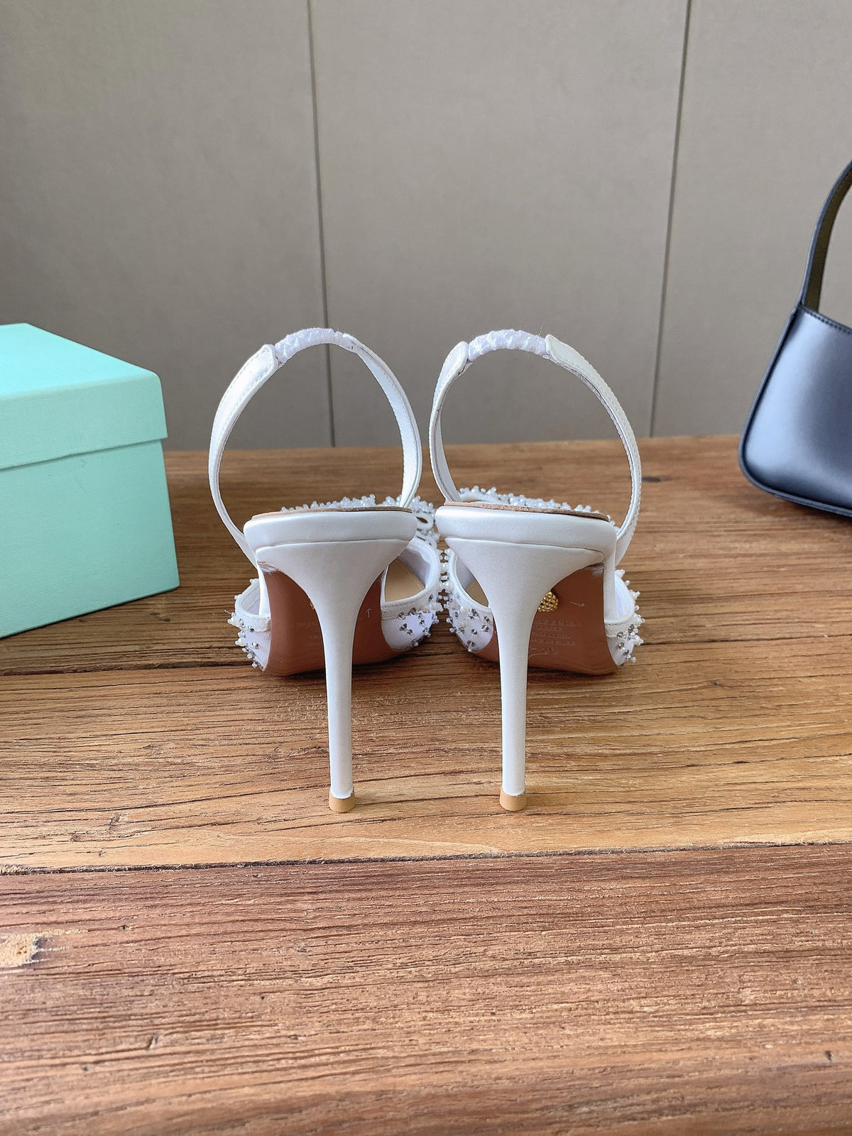 Aquazzura 2026SS Rose Gold & Brown Heels EU 34-43 - detail image 3