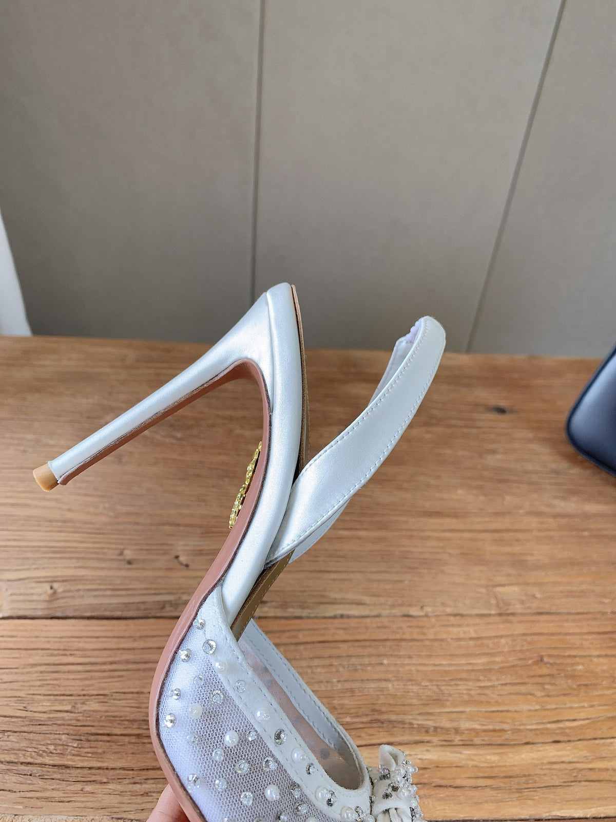 Aquazzura 2026SS Rose Gold & Brown Heels EU 34-43 - detail image 6