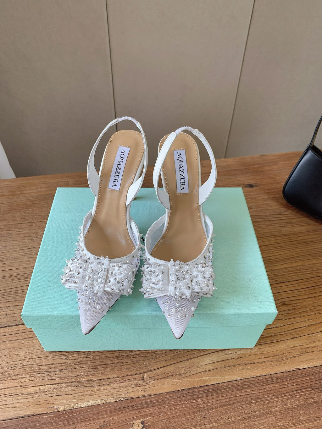 Aquazzura 2026SS Rose Gold & Brown Heels EU 34-43