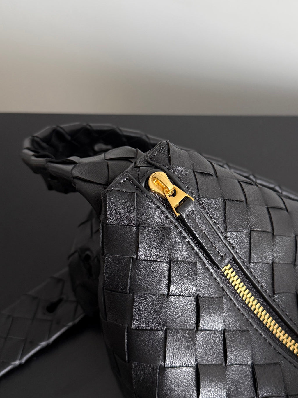 Bottega Veneta 856617 Black Hobo Bag - detail image 6