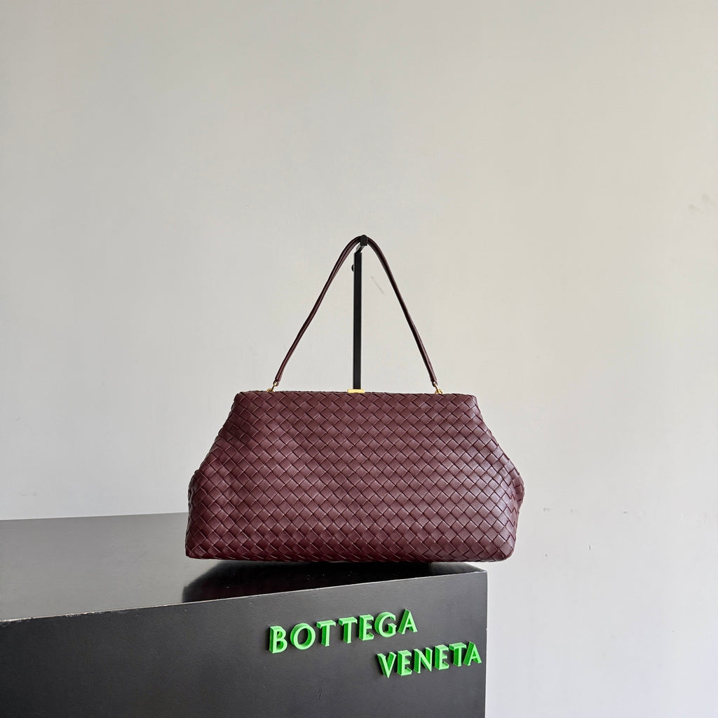 Bottega Veneta 868128 Black & Red Designer Handbag