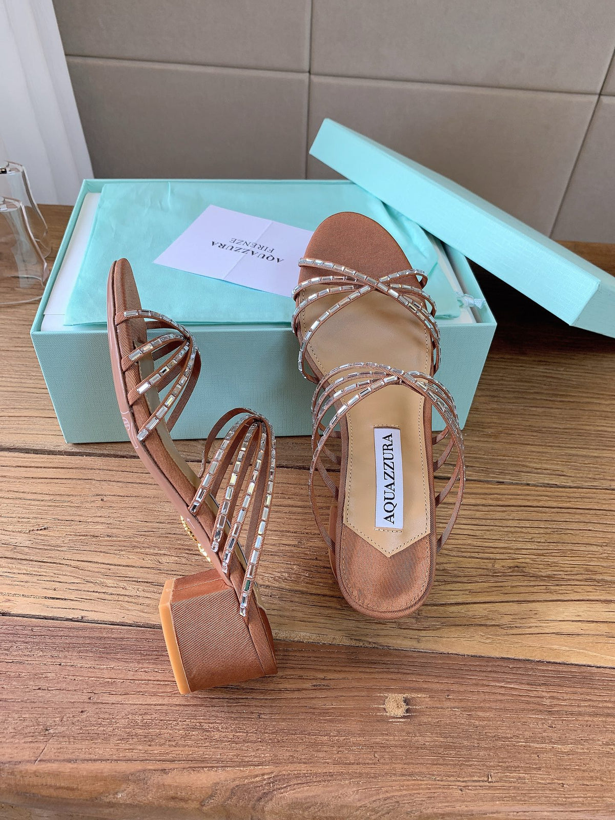 Aquazzura 2026SS Teal Heels EU 35-43 - detail image 3