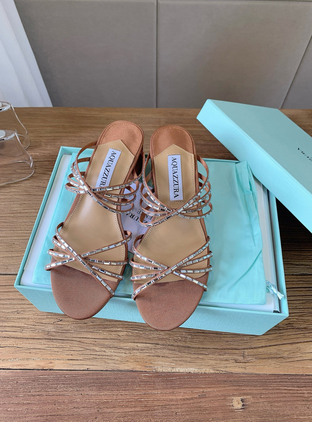 Aquazzura 2026SS Teal Heels EU 35-43