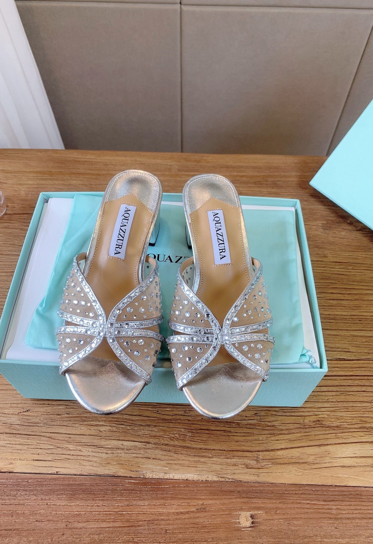 Aquazzura 2026SS Gray Heels EU 35-43