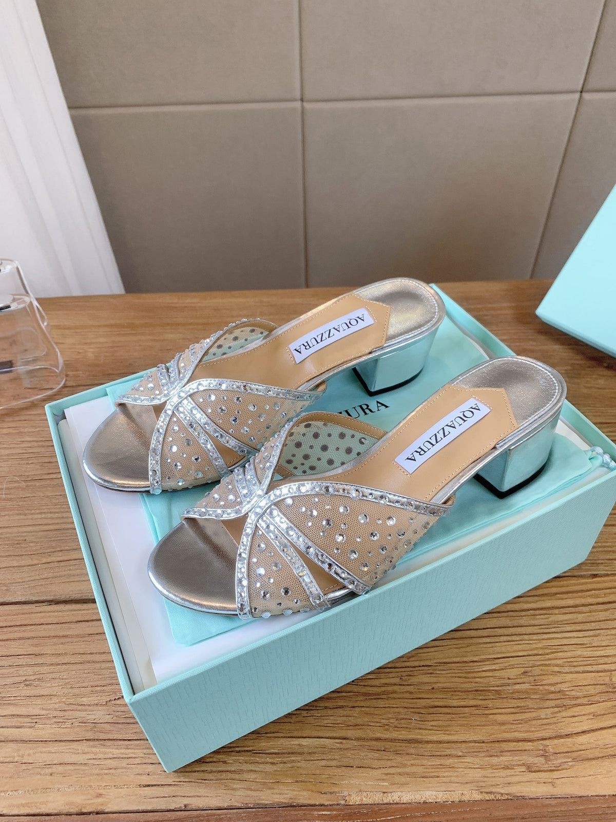 Aquazzura 2026SS Gray Heels EU 35-43 - detail image 2