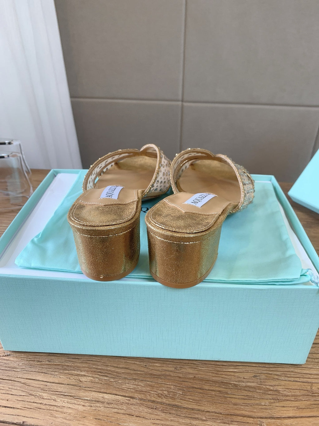 Aquazzura 2026SS Brown & Teal Heels EU 35-43 - detail image 3