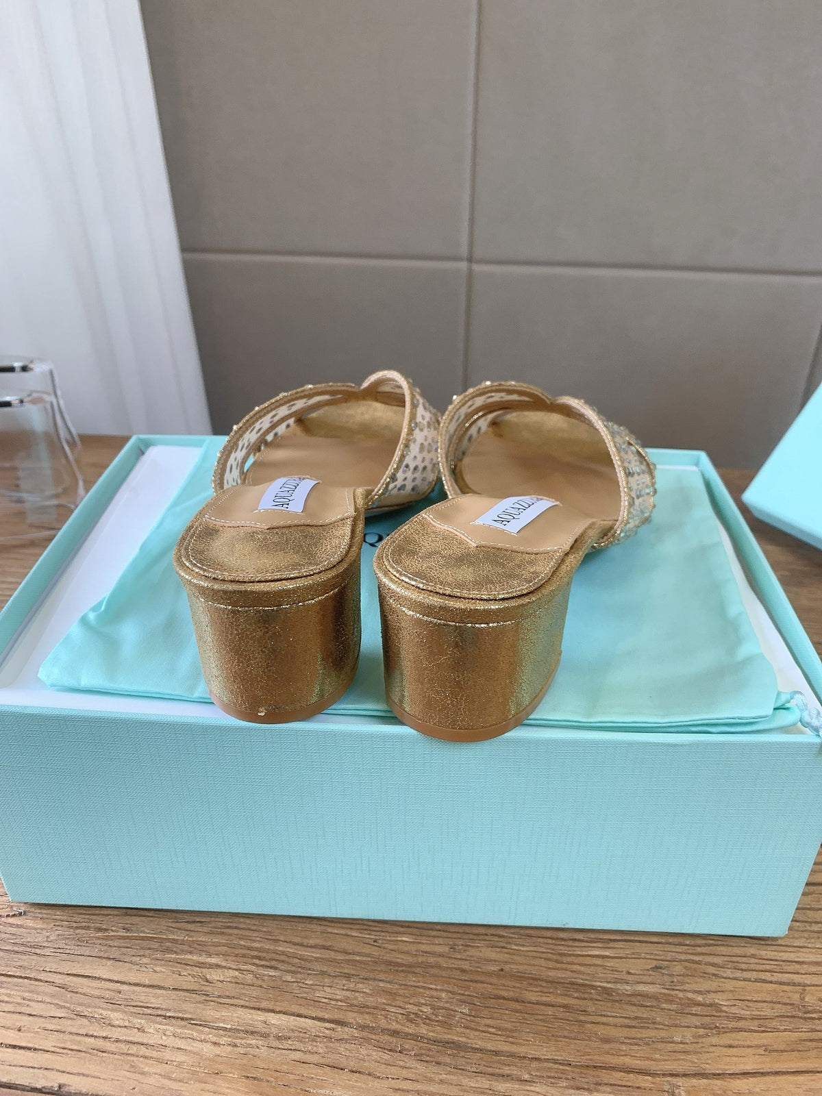 Aquazzura 2026SS Brown & Teal Heels EU 35-43 - detail image 3