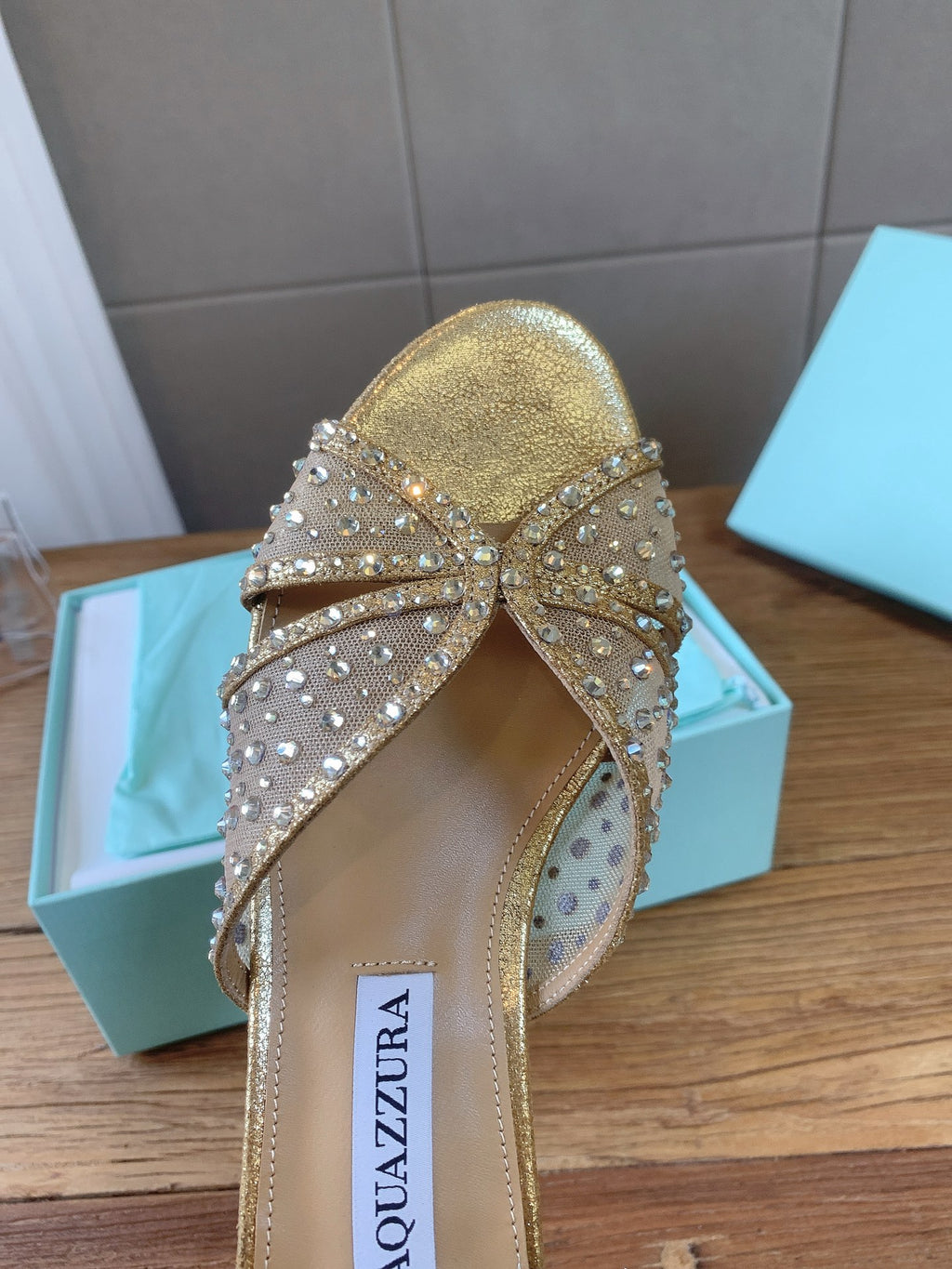 Aquazzura 2026SS Brown & Teal Heels EU 35-43 - detail image 5