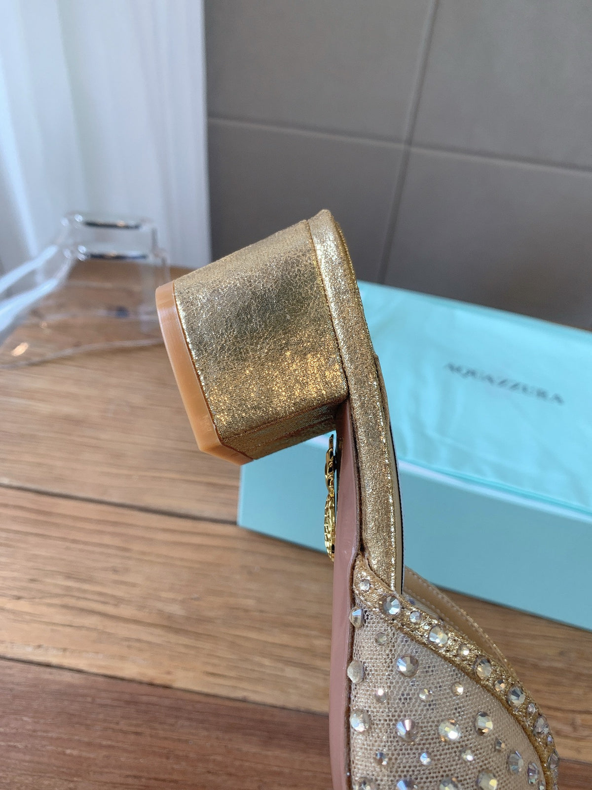 Aquazzura 2026SS Brown & Teal Heels EU 35-43 - detail image 7