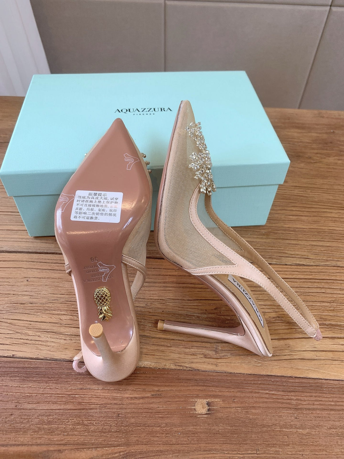 Aquazzura 2026SS Brown Heels EU 35-43 - detail image 4