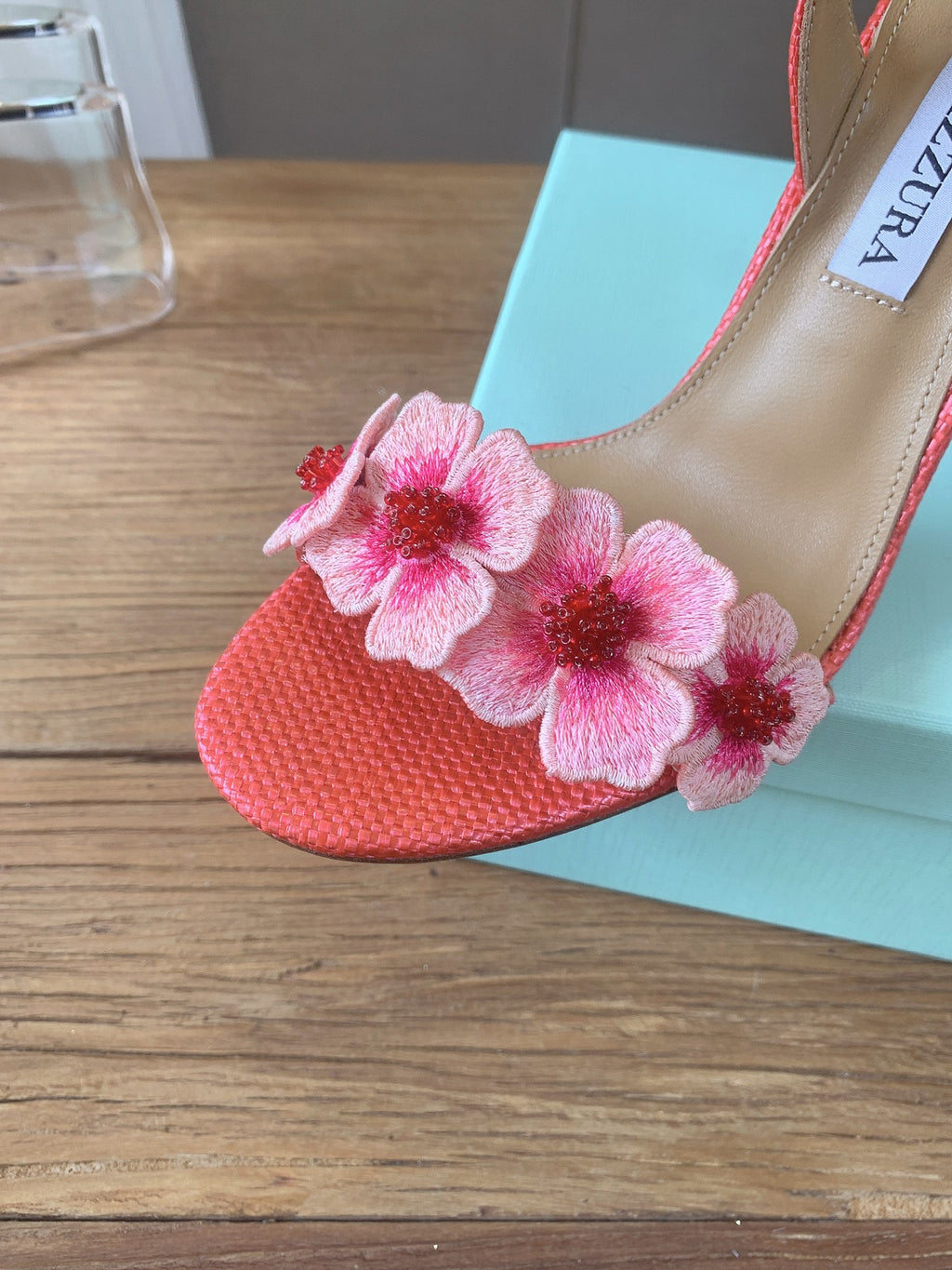 Aquazzura 2026SS Rose Gold & Teal Heels EU 35-43 Edition 3 - detail image 6