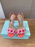 Aquazzura 2026SS Rose Gold & Teal Heels EU 35-43 Edition 3